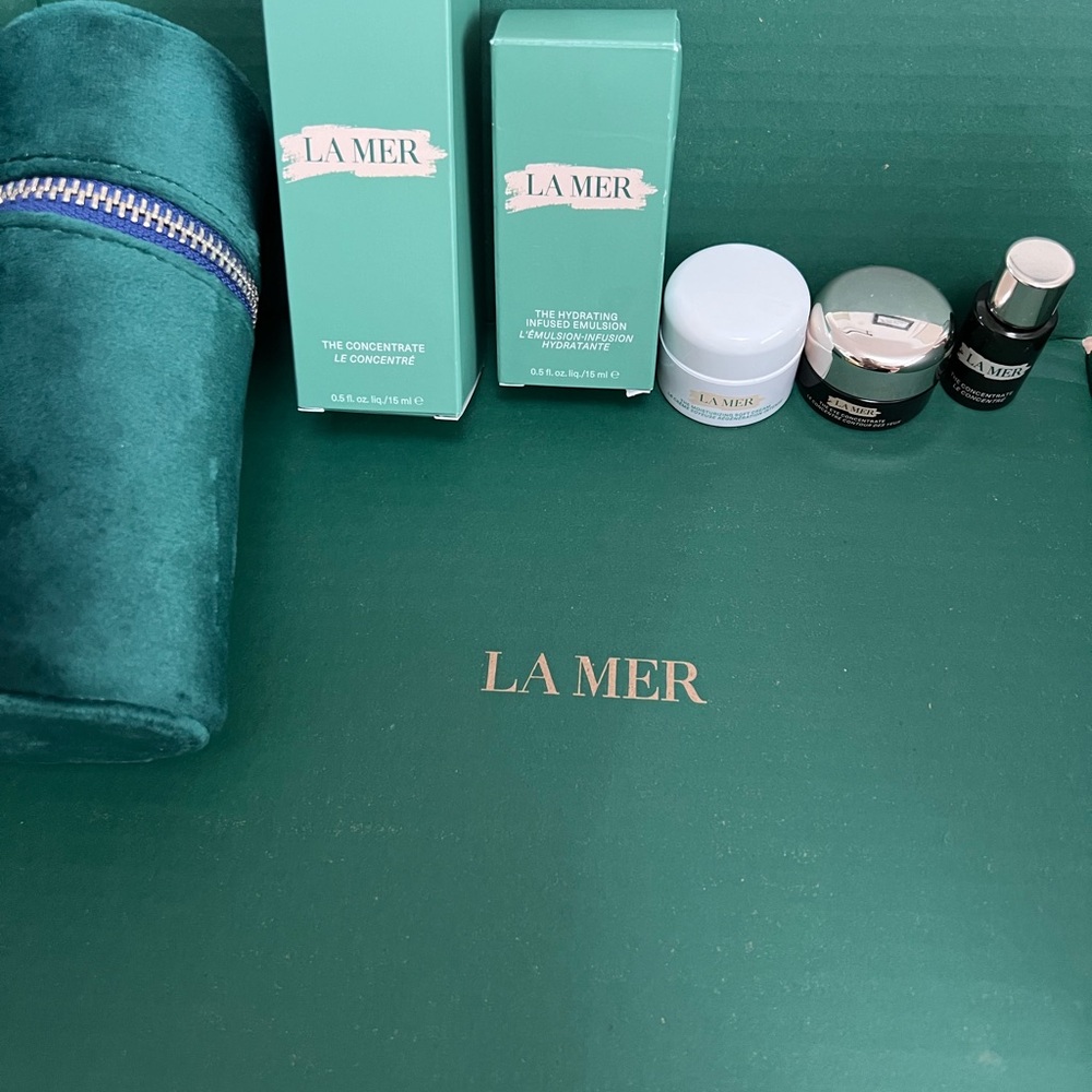 New La Mer Skincare Set With The Full Size Concentrate Serum